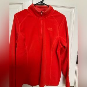 Women’s The North Face  1/4 zip fleece size XL